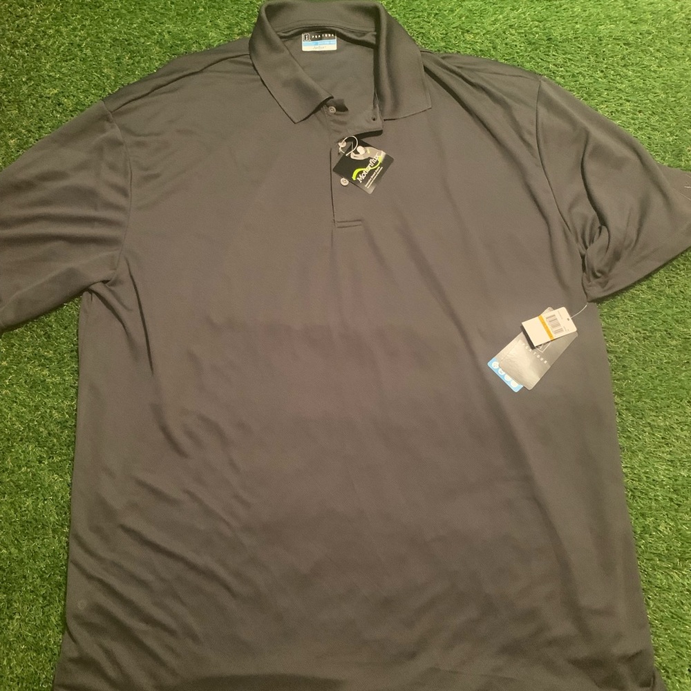 PGA Tour Airflux Polo Golf Short Sleeve Shirt